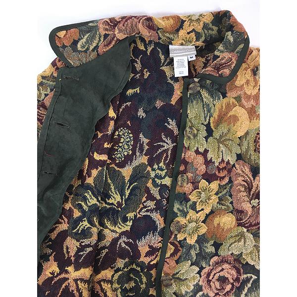 レディース 古着 90s USA製 Coldwater Creek 花 フラワー 総柄 レディース 古着 90s USA製 Coldwater Creek 花 フラワー 総柄