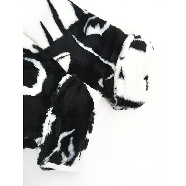 レディース 古着 80s USA製 DONNY BROOK モノトーン フェイス柄