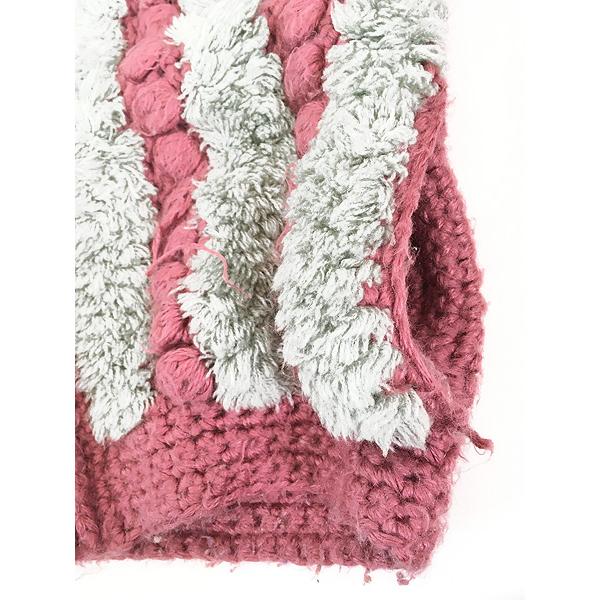 レディース 古着 80s Sears ポップコーン & ボア ストライプ