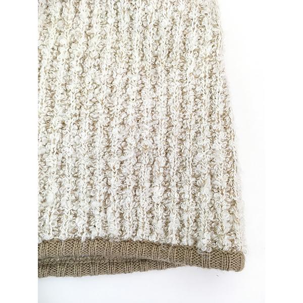 レディース 古着 90s MAGGIE シンプル ループヤーン ロング ニット