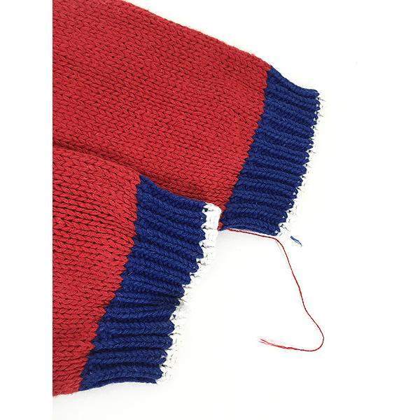 レディース 古着 90s PEPSI COLA ペプシコーラ 瓶 王冠 刺しゅう 麻 コットン ロール ハイネック ニット セーター L 古着 レディース 古着 90s PEPSI COLA ペプシコーラ 瓶 王冠 刺しゅう 麻