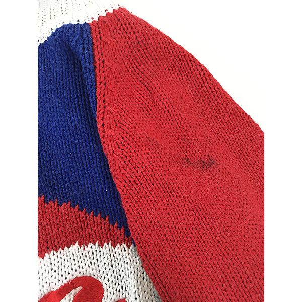 レディース 古着 90s PEPSI COLA ペプシコーラ 瓶 王冠 刺しゅう 麻