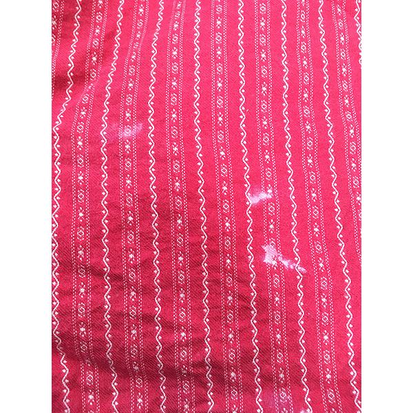 レディース 古着 LL Bean チロリアン柄 ピンタック フランネル