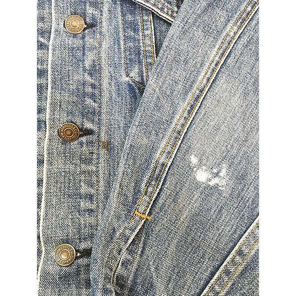 レディース 古着 70s USA製 Levi's 70505 4th 濃紺 インディゴ デニム