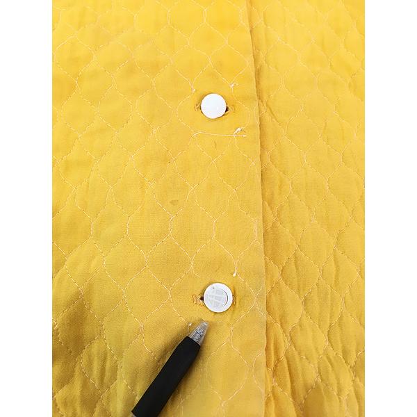 レディース 古着 70s 無地 ソリッド レース パイピング キルティング