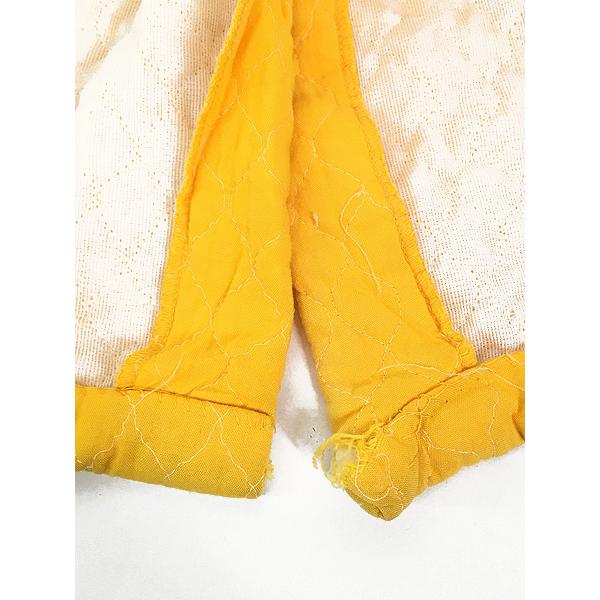 レディース 古着 70s 無地 ソリッド レース パイピング キルティング ライト コート S位 古着 レディース 古着 70s 無地 ソリッド レース パイピング キルティング