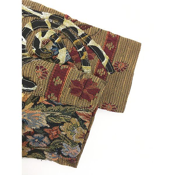 レディース 古着 CHICO'S 幾何学 パッチ デザイン ゴブラン ジャケット