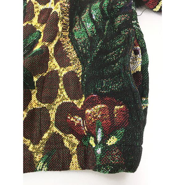 レディース 古着 80s USA製 Painted Pony シマウマ きりん チーター