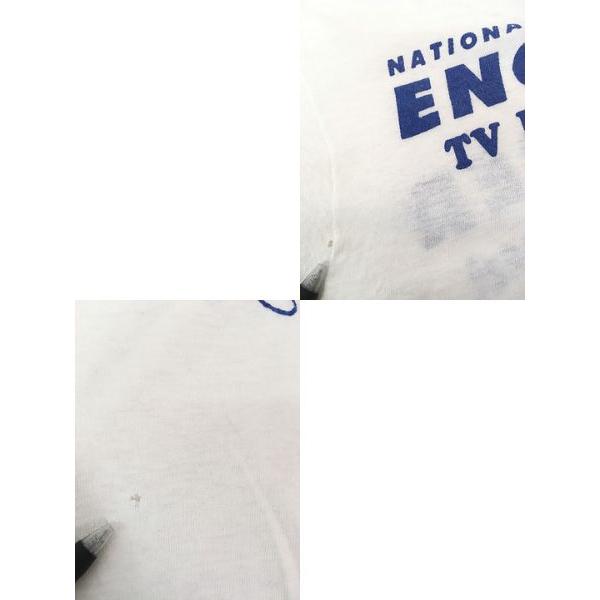 レディース 古着 70s USA製 Hanes 「National Enquirer TV Blooper