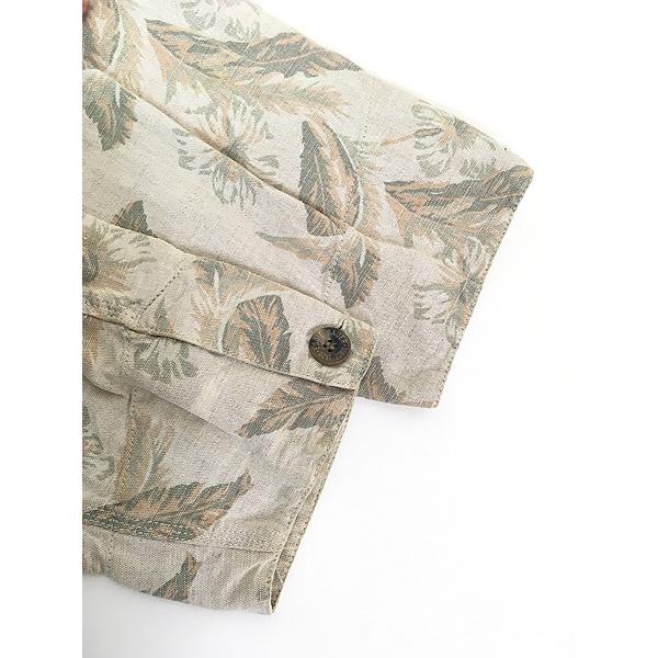レディース 古着 80s Eddie Bauer 花 フラワー ハイビスカス 総柄