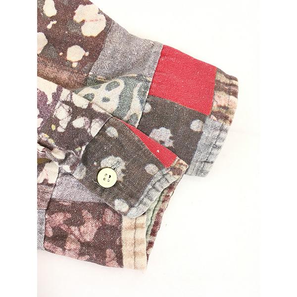 レディース 古着 70s ANDY NEW YORK パッチワーク風 総柄