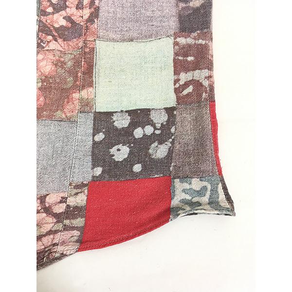 1970s ビンテージ　ハンドメイド　クロス　人形　手縫い　パッチワーク　古着屋 レディース 古着 70s ANDY NEW YORK パッチワーク風 総柄