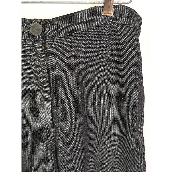 レディース 古着 90s FLAX 2way ロールアップ ヘビー リネン イージー