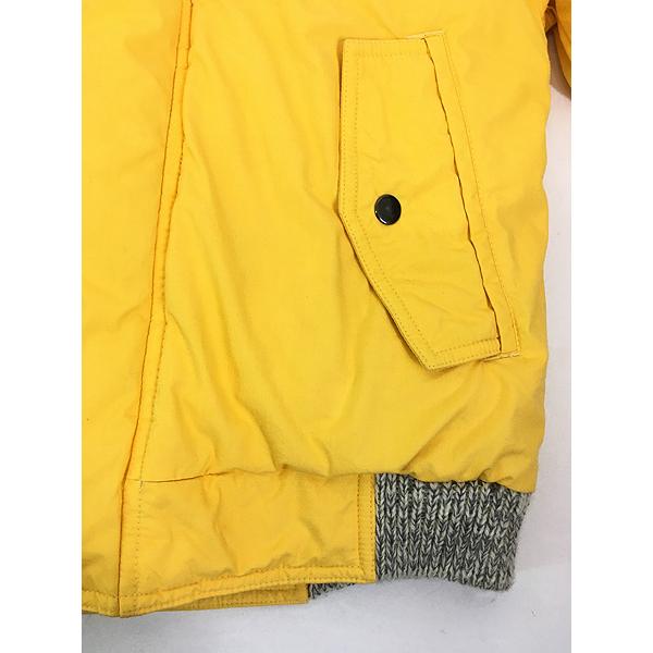 レディース 古着 90s EVAN PICONE ウール ニット リブ チンカラー ダウン ジャケット S 古着 レディース 古着 90s EVAN PICONE ウール ニット リブ チンカラー