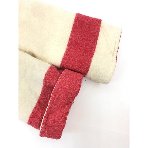 レディース 古着 70s USA製 WoolRich レインボー ボーダー ウール