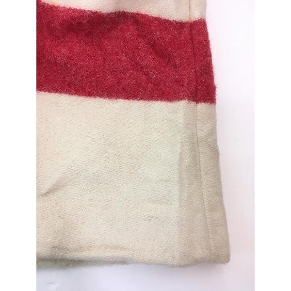 〔貴重〕70s Woolrich マルチカラー ウール ブランケット レディース 古着 70s USA製 WoolRich レインボー ボーダー ウール