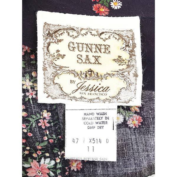 70s GUNNE SAX キッズ 花柄 レース ロング ワンピース ドレス 70s GUNNE SAX キッズ 花柄 レース ロング ワンピース ドレス