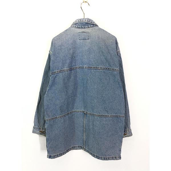 レディース 古着 90s USA製 Levi's ブルー デニム カバーオール