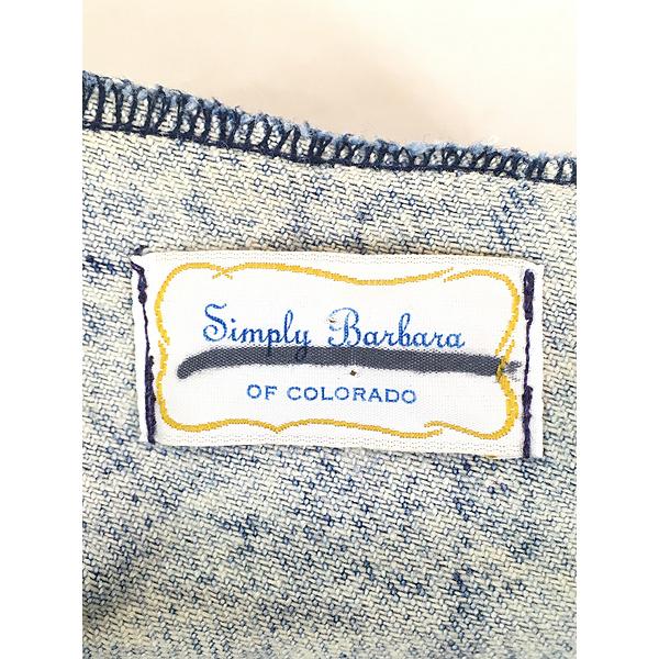 レディース 古着 80s Simply Barbara セーラーカラー フリンジ