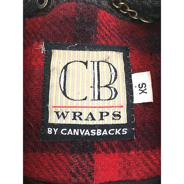 レディース 古着 90s USA製 CB Wraps by Canvasbacks マルチ チェック