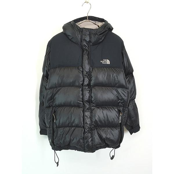 レディース 古着 TNF The North Face グース ダウン ヌプシ フーディー ジャケット L位 古着 レディース 古着 TNF The North Face グース ダウン ヌプシ フーディー