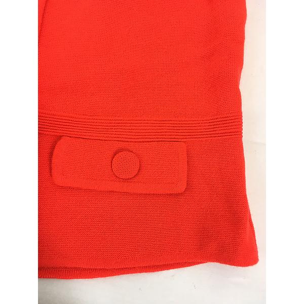 レディース 古着 60s Nan Elliot ネオン ウール ノーカラー モッズ