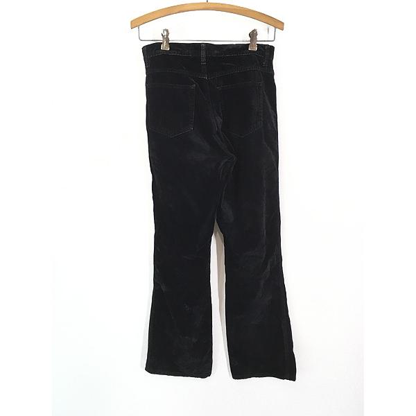 レディース 古着 90s JouJou 光沢 ブラック ベルベット ベロア