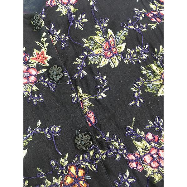 レディース 古着 90s L.G.S. 「Juile Dress」 花 フラワー ループ