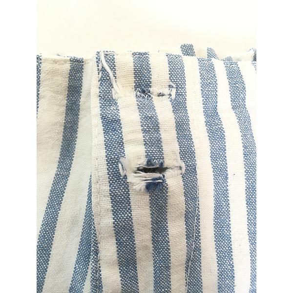 USA古着 80s～90s 太ストライプ ワイドペインターハーフパンツ 大きめ USA古着 80s～90s 太ストライプ ワイドペインターハーフパンツ