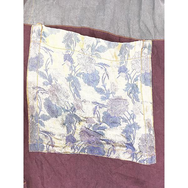 レディース 古着 90s CRUNCH 花 フラワー リネン ソリッド パターン リネン ロング テーラード ジャケット XL位 古着 レディース 古着 90s CRUNCH 花 フラワー リネン ソリッド パターン