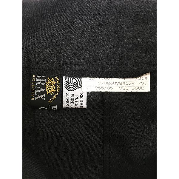 レディース 古着 80-90s BRAX 無地 ソリッド ウール タック フレア