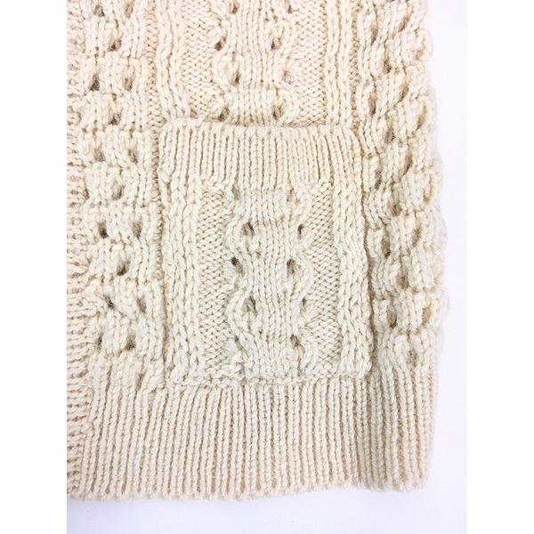 レディース 古着 70s John Molloy アラン フィッシャーマン ローゲージ