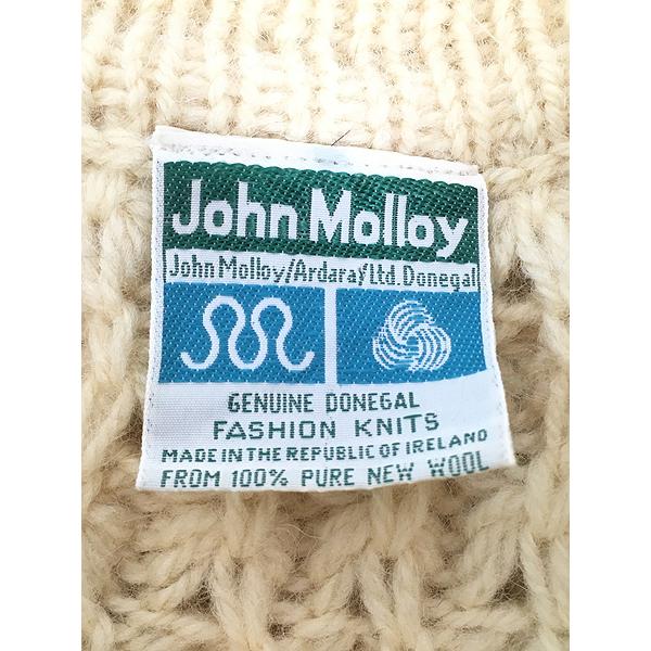 レディース 古着 70s John Molloy アラン フィッシャーマン ローゲージ