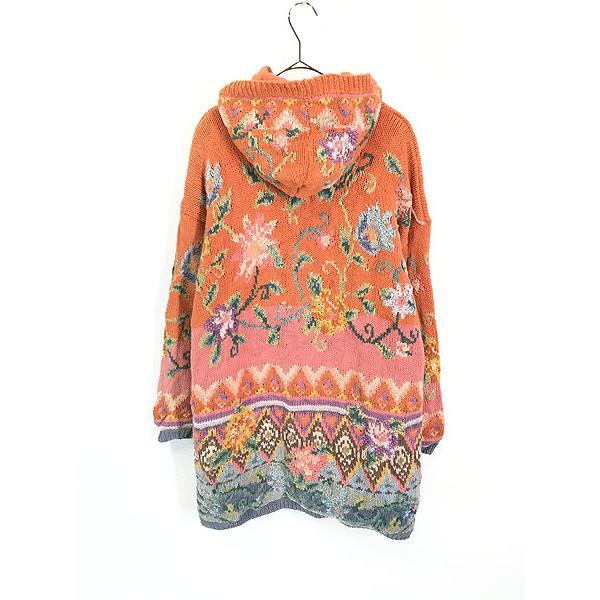 レディース 古着 90s TOGETHER! 裏地付き 花 フラワー ボタニカル