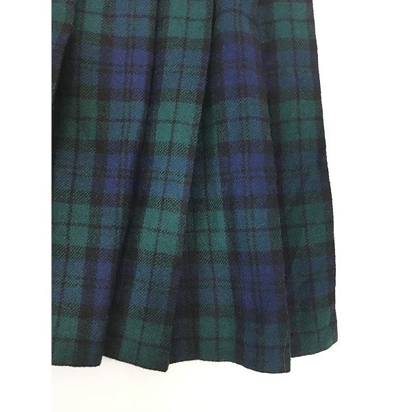 レディース 古着 70s USA製 Pendleton ブラックウォッチ チェック