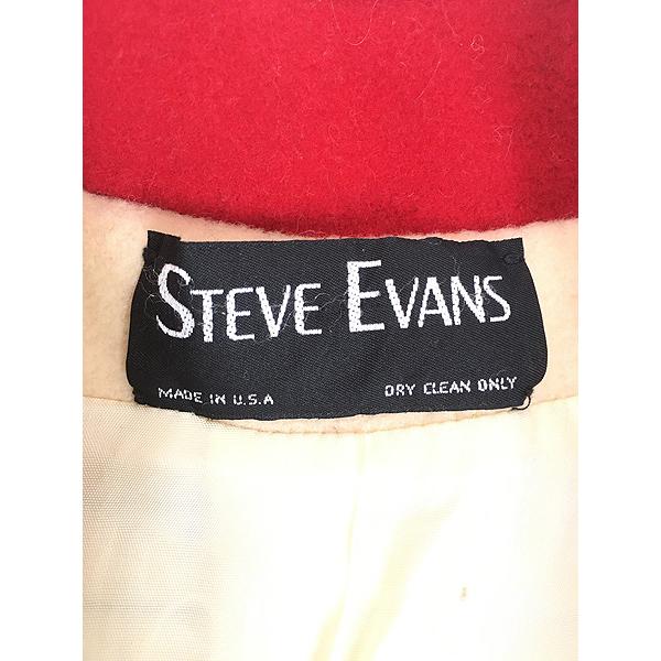 レディース 古着 80s USA製 STEVE EVANS カラフル ブロック