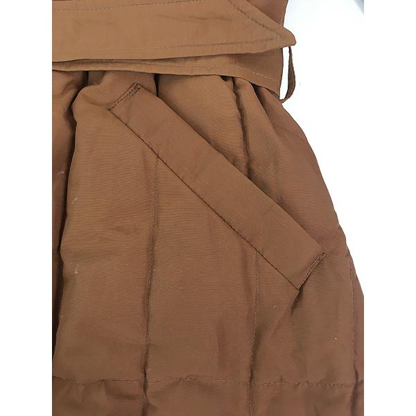 レディース 古着 70s Eddie Bauer ショールカラー キルティング グース ダウン ロング コート L 古着 レディース 古着 70s Eddie Bauer ショールカラー キルティング グース