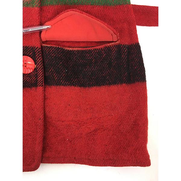 レディース 古着 40s ボーダー BIG 2wayカラー ウール ジャケット L位 古着 レディース 古着 40s ボーダー BIG 2wayカラー ウール ジャケット L位