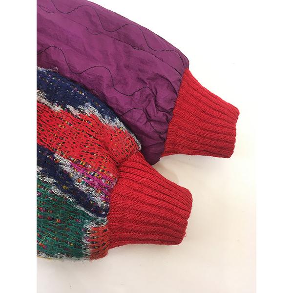 レディース 古着 90s Jennifer Chase アート マルチ デザイン ニット