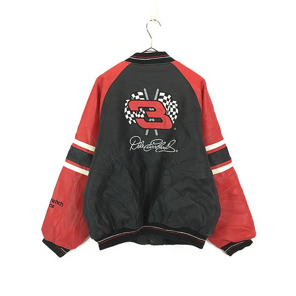 古着 90s CHASE 「Dale Earnhard」 ドライバー 企業 刺しゅう パデット