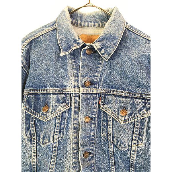 古着 70s USA製 Levi's 70505-0217 4th 濃紺 インディゴ デニム