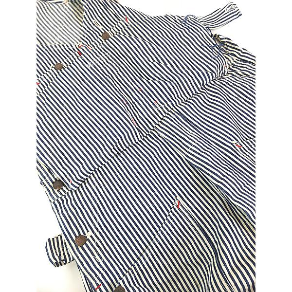 古着 40-50s POWR HOUSE エプロン付 Wニー ヒッコリー デニム ワーク