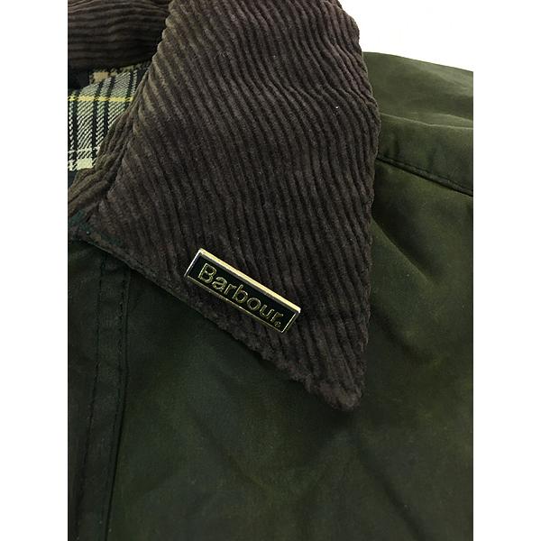 美品 Barbour BEDALE オリーブ 42 英国製 3ワラント 古着 90s 英国製 Barbour 3ワラント 「BEDALE」 オイルド