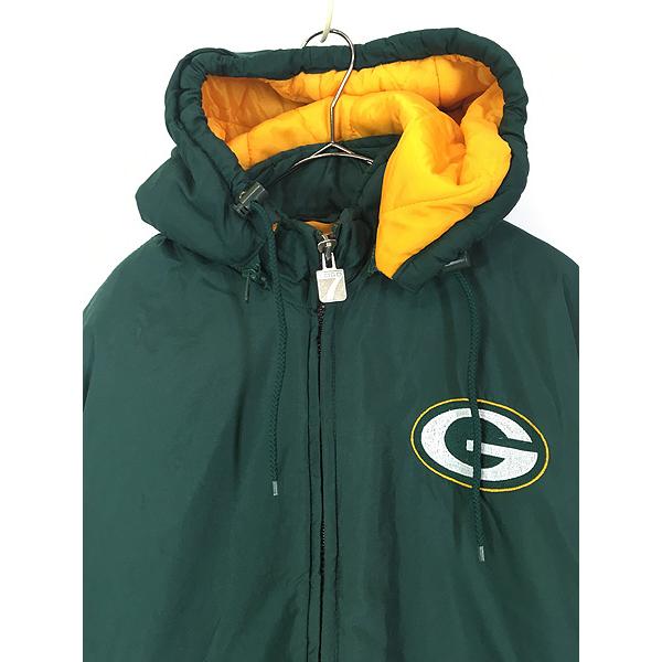 古着 NFL Green Bay Packers パッカーズ 2way パデット ナイロン