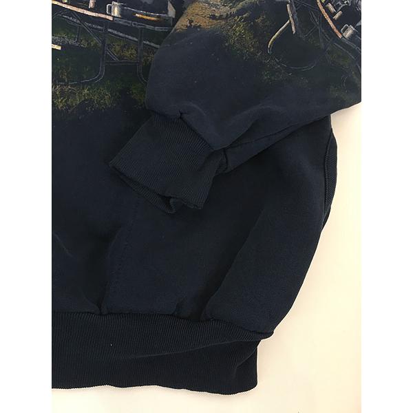 古着 90s USA製 Art Unlimited キャンプ アライグマ 風景 W