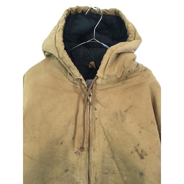 未使用 sizeS carhartt USA製 ダックパーカー ビッグサイズ USA製 カーハート アクティブパーカー ダック地