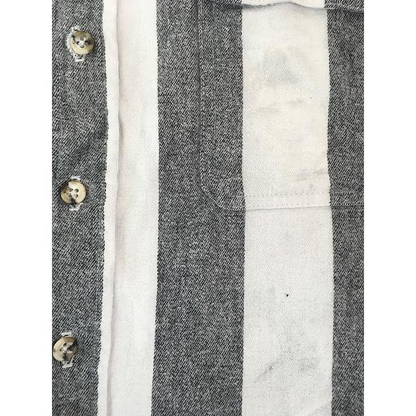 古着 80s St John's Bay BIG MAC 貴重!! 太ピッチ ワイド ストライプ