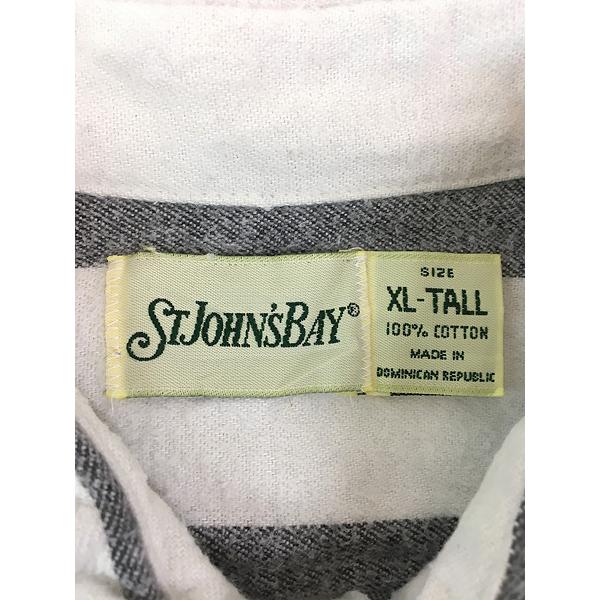 古着 80s St John's Bay BIG MAC 貴重!! 太ピッチ ワイド ストライプ