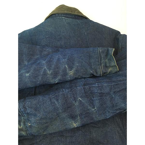 古着 80s USA製 BIG BEN ブランケット ライナー 濃紺 デニム ワーク