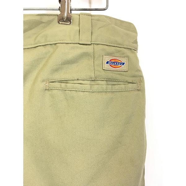 古着 90s USA製 Dickies 2タック コットンツイル ワーク チノ パンツ